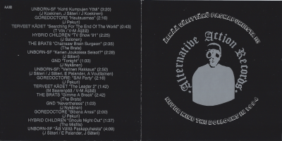 Front, Booklet