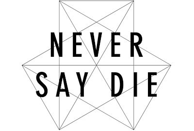 Never Say Die logo