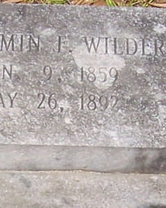 Benjamin F. Wilder