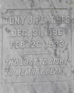 Tony John Peaches