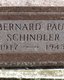 Photograph of Bernard Schindler
