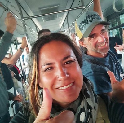 Loren (Dafna) Pamela Garcovich, left, and Iván Illarramendi Saizar. (Courtesy)