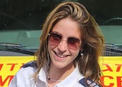 Magen David Adom paramedic and paramedic course instructor Amit Mann, who was murdered by Hamas terrorists who stormed the clinic in Kibbutz Be'eri where she was treating the wounded on October 7, 2023. (Courtesy of MDA)