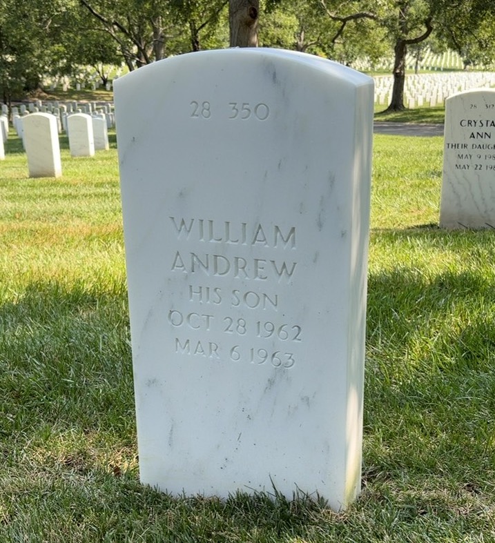 Back of headstone — Robert Miller
