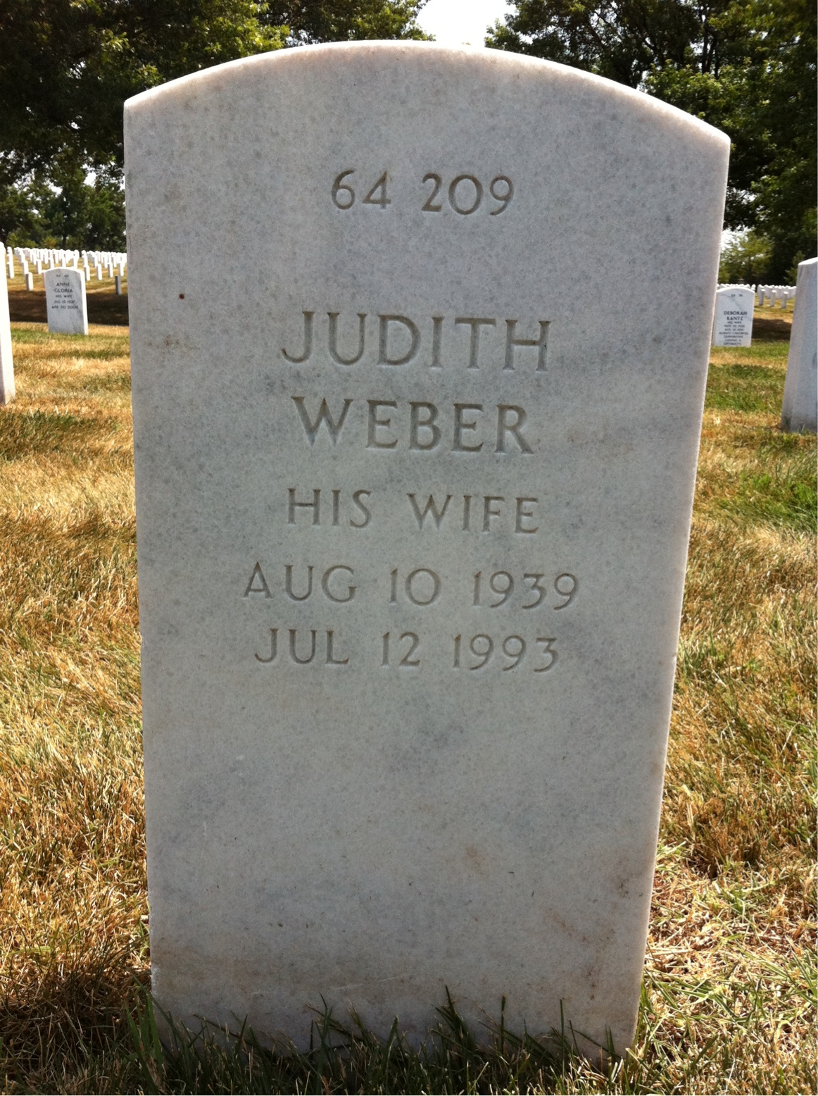 Back of headstone — Donald Mcintyre