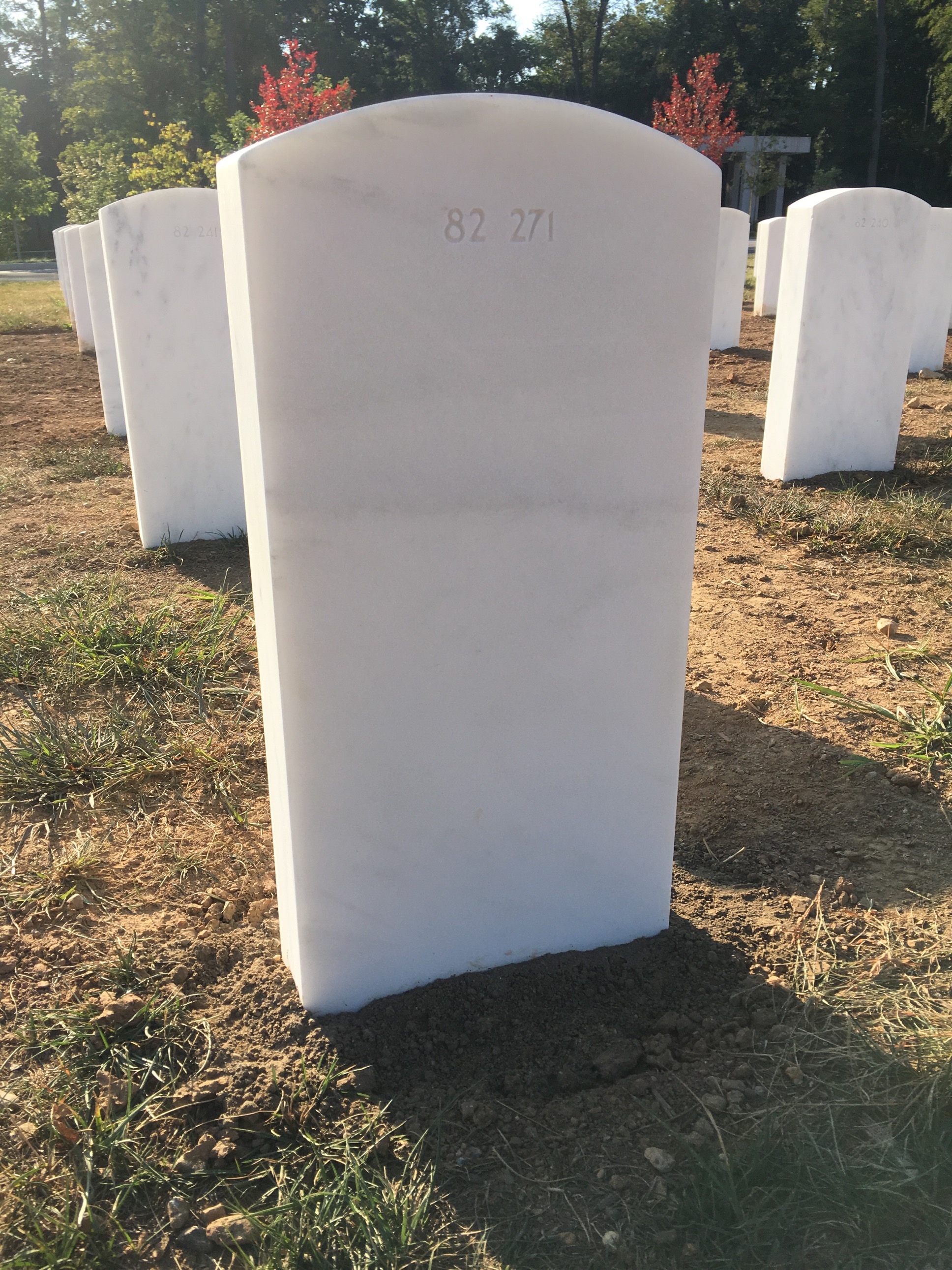Back of headstone — James Alexander Magee