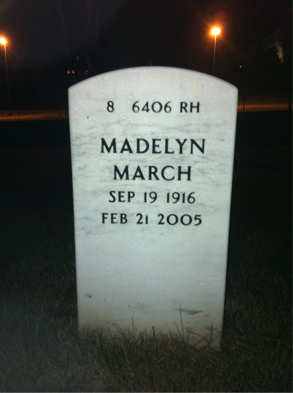 Back of headstone — Frank Coleman
