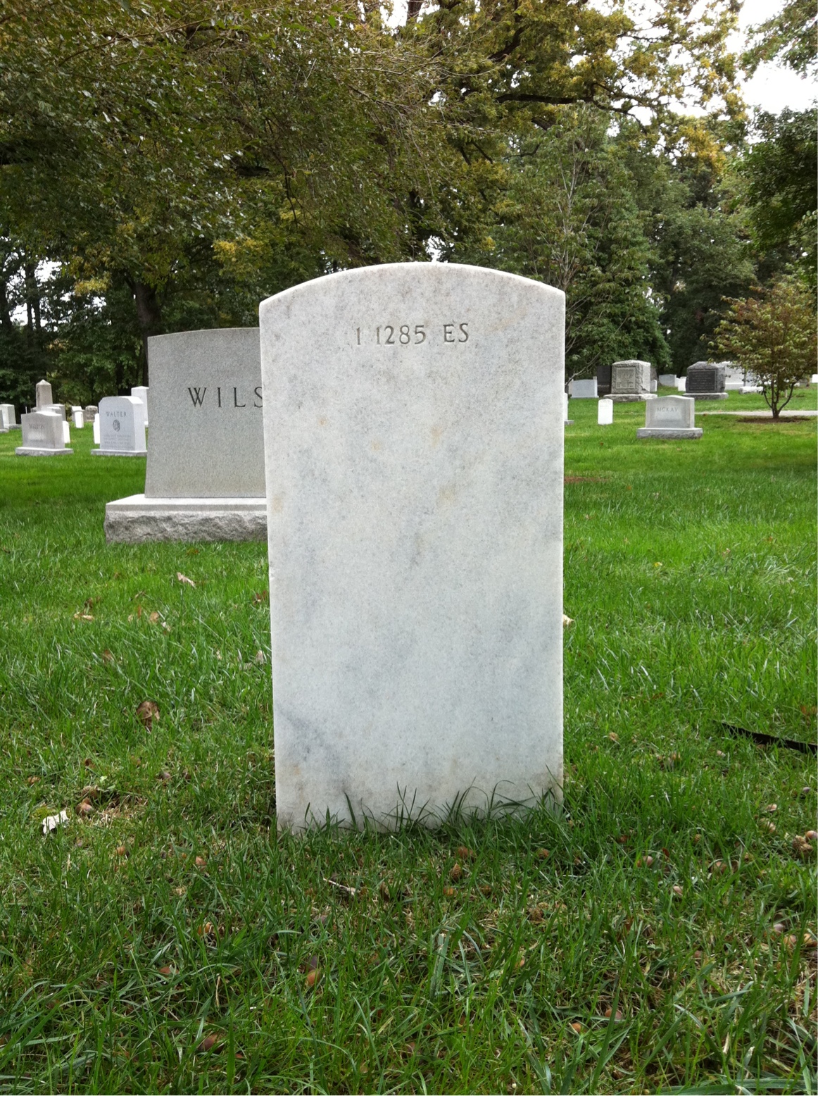 Back of headstone — Thomas Baldwin