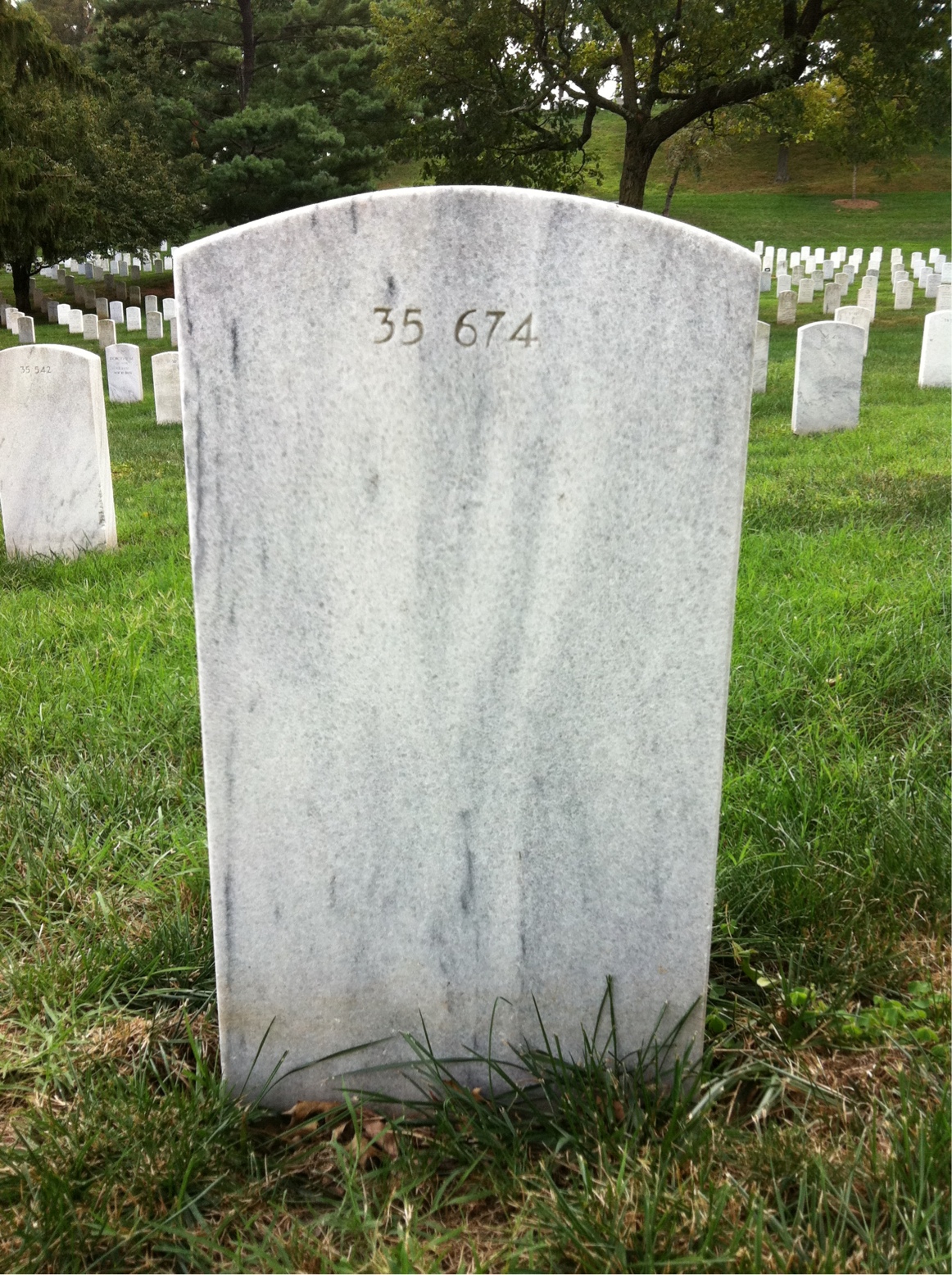 Back of headstone — Robert Atwood