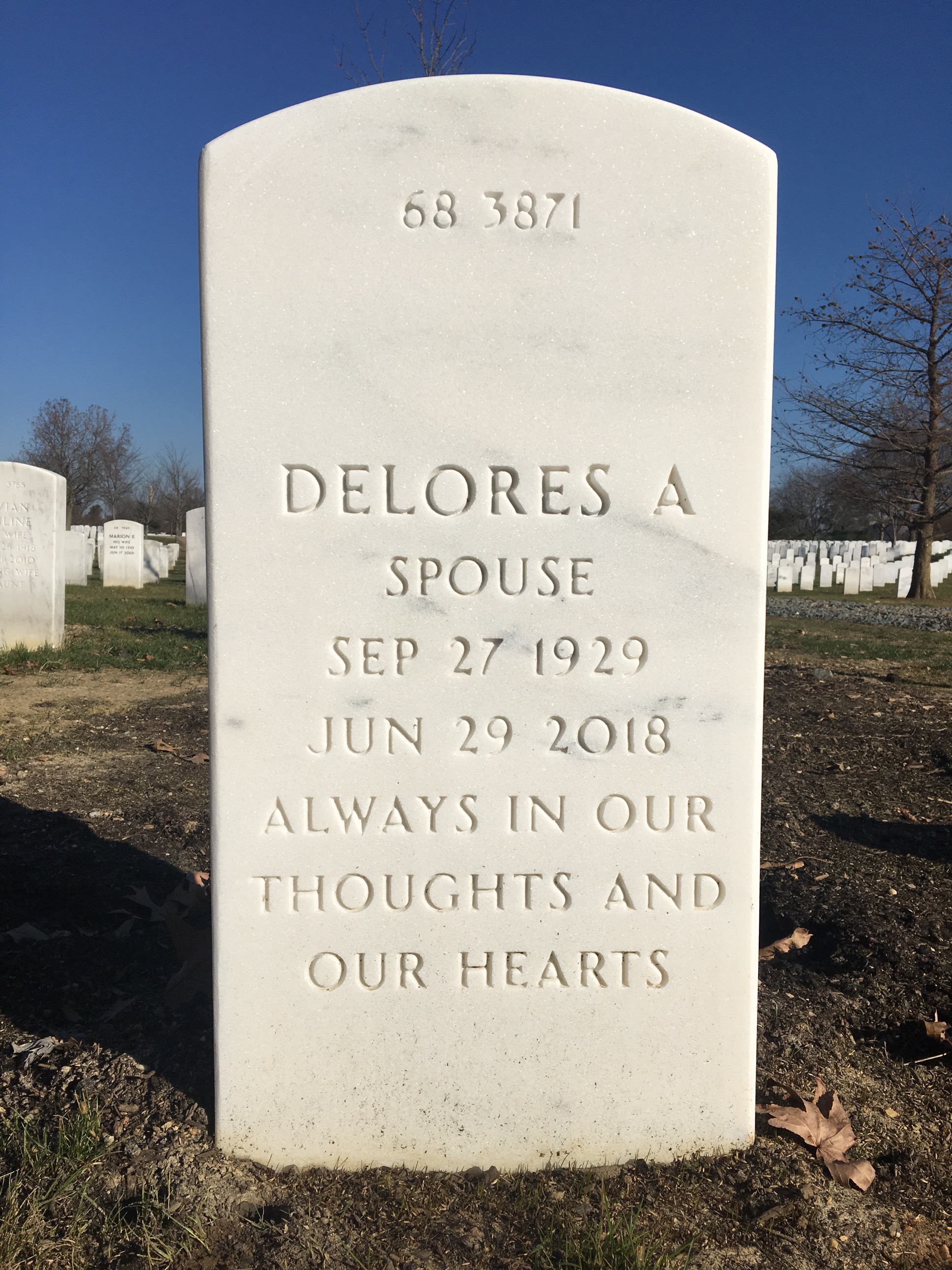 Back of headstone — Frank Kappesser