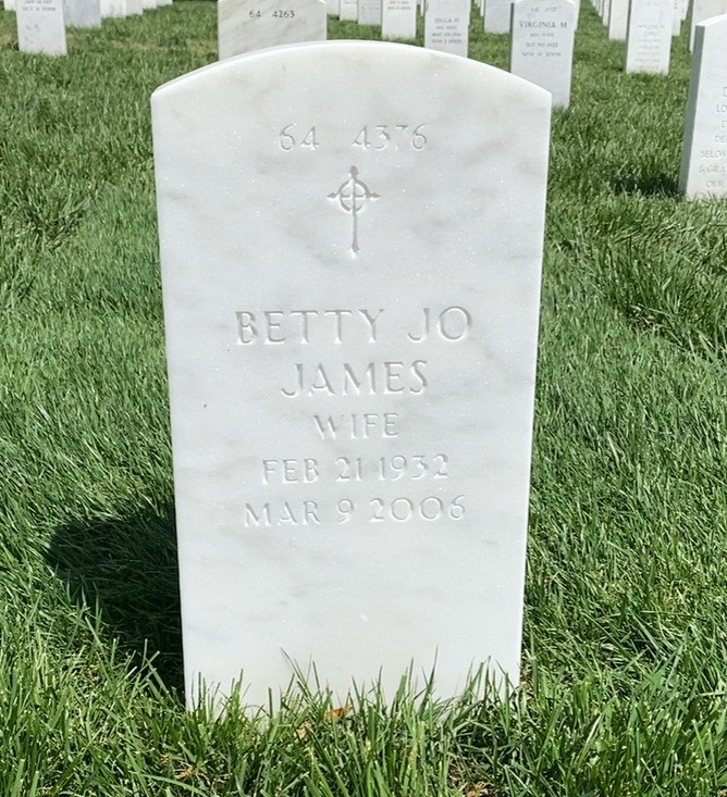 Back of headstone — Gobel James