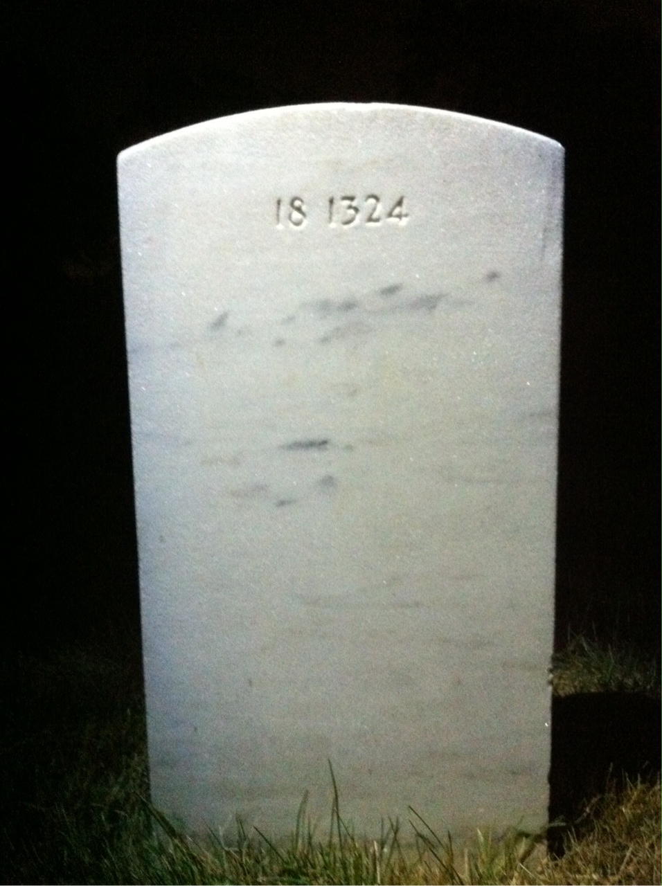 Back of headstone — Norman Acuff