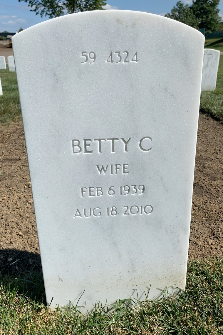 Back of headstone — Zarnoff Morris