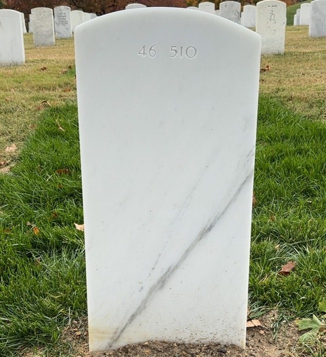 Back of headstone — Joseph Mulqueen