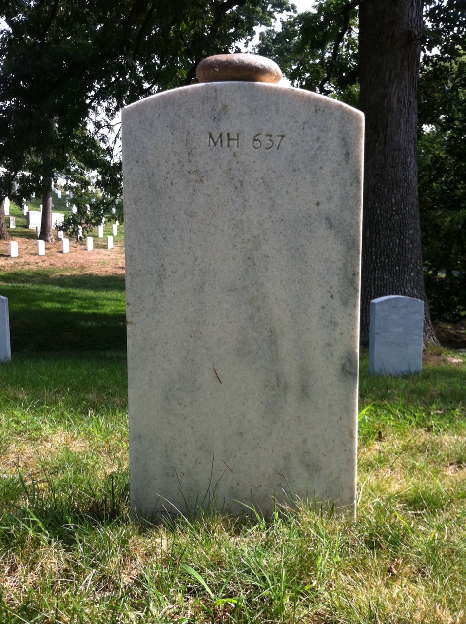 Back of headstone — Patrick Ardaiz