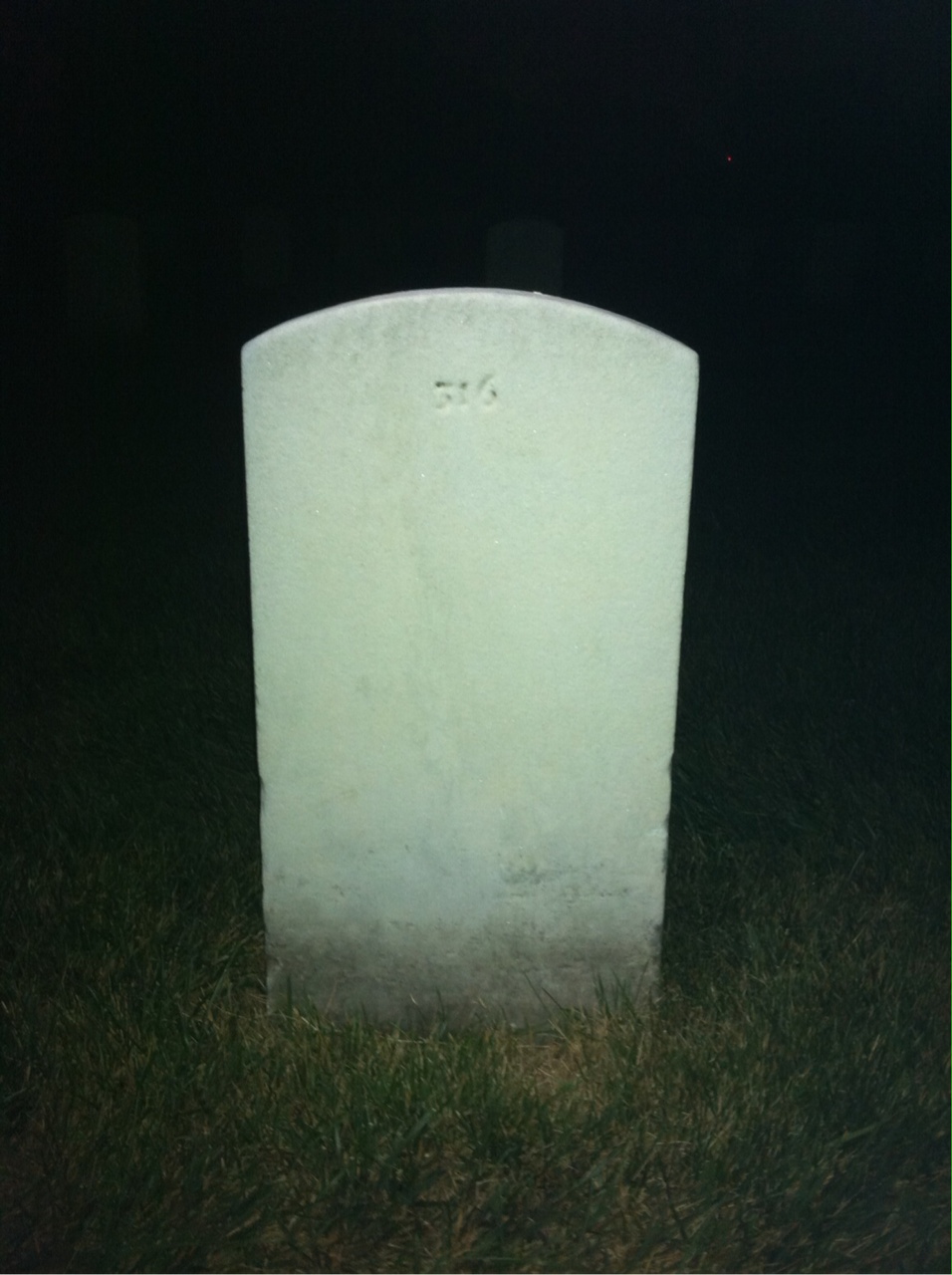 Back of headstone — Allan Montuori