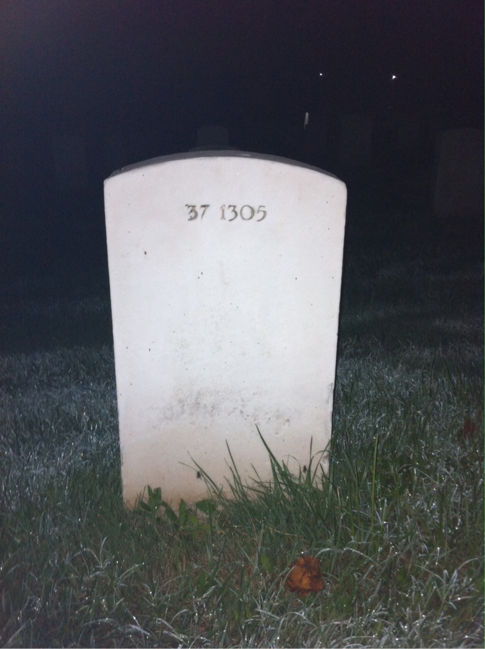 Back of headstone — Paul Bennett