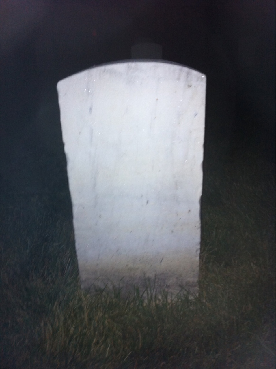 Back of headstone — Charles Mohr