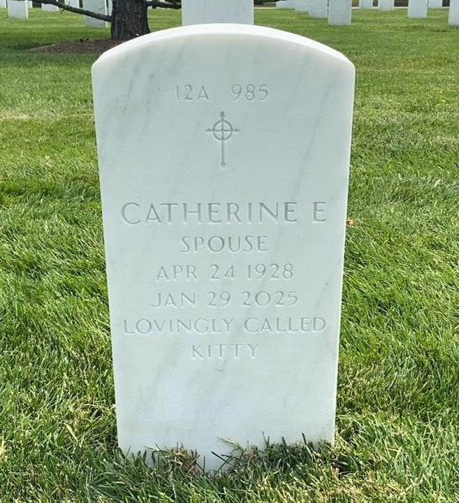 Back of headstone — Nathaniel Adams