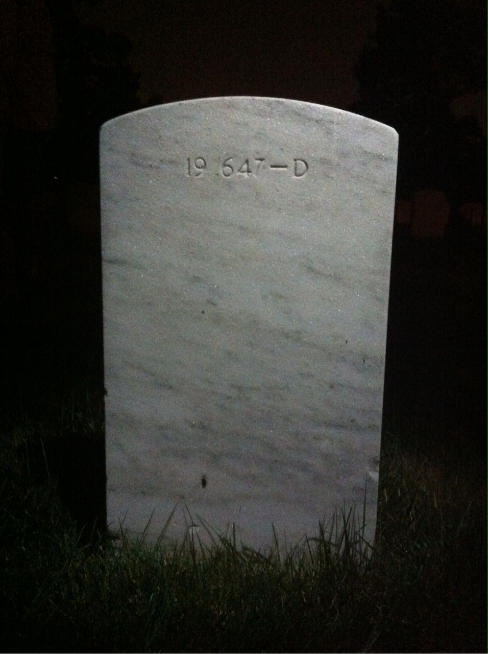 Back of headstone — Lee Morse