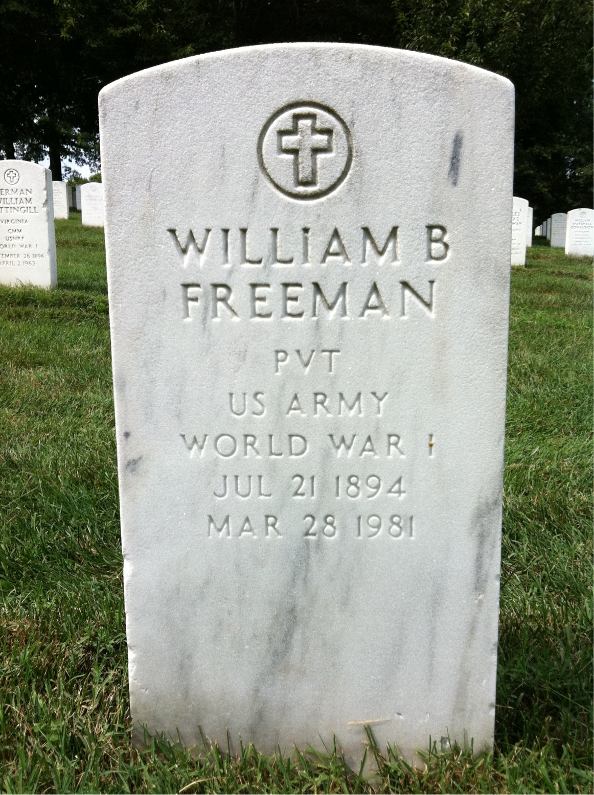 William B Freeman