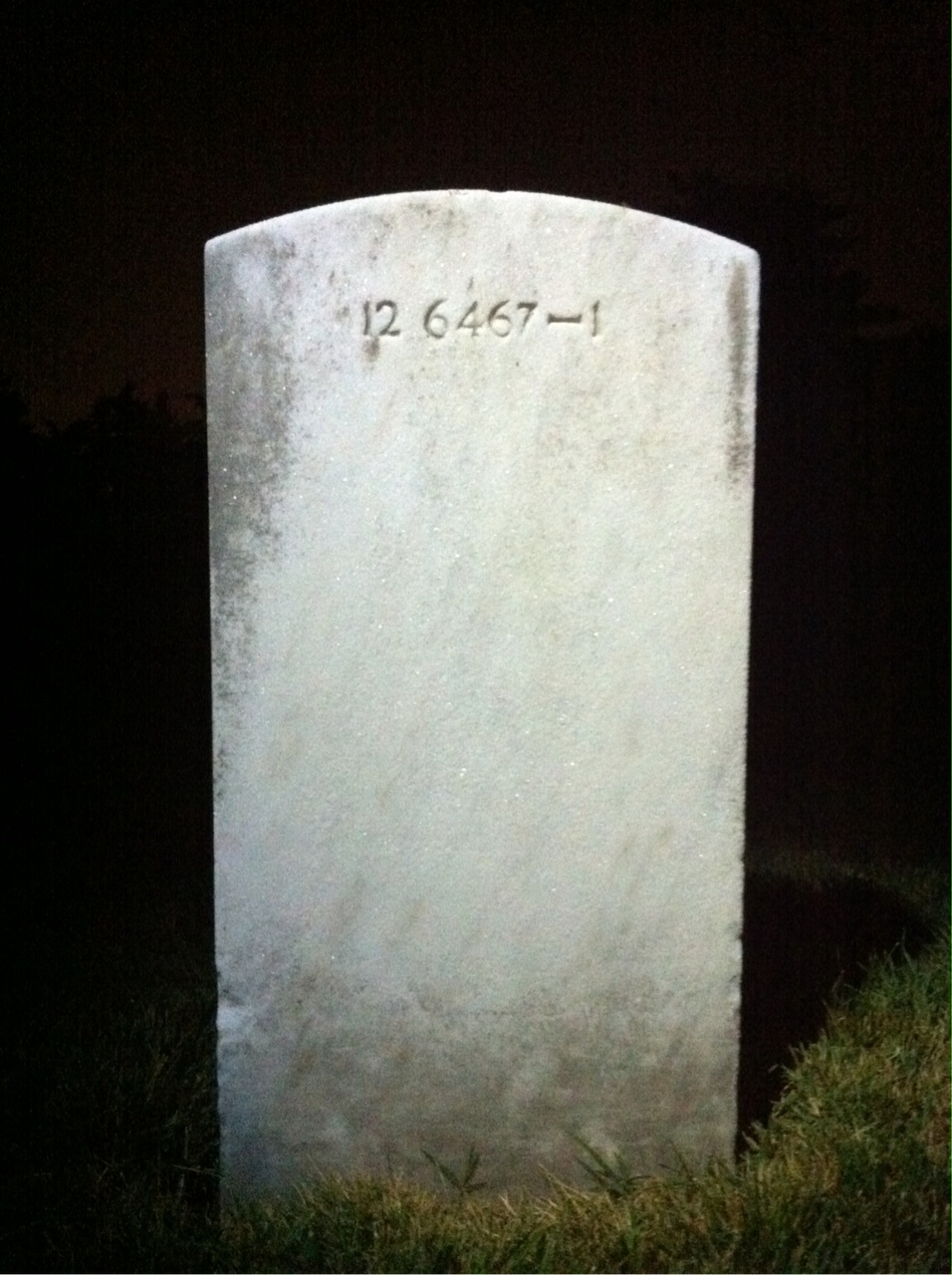 Back of headstone — Daisy Almond