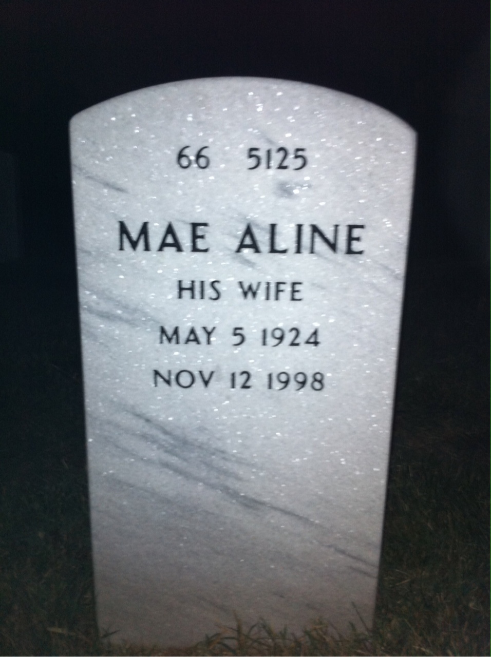Back of headstone — Arnold Ziegler