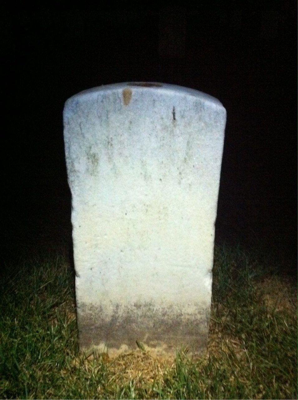 Back of headstone — Charles Mckenna