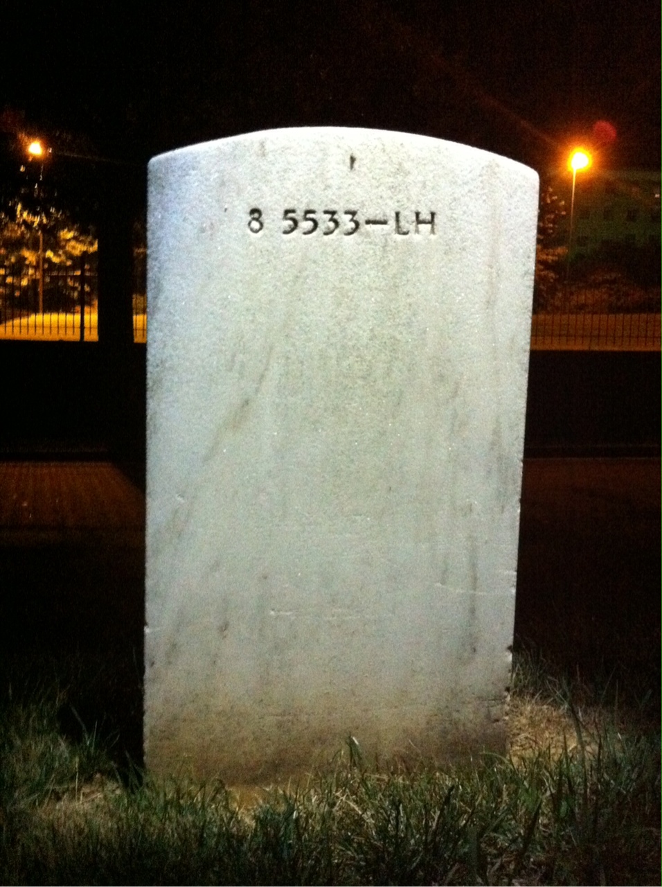 Back of headstone — Dorothy Allen