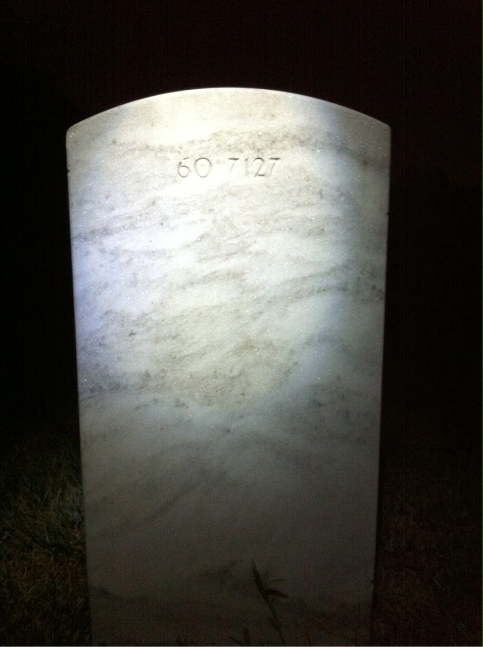Back of headstone — Roy Alsop