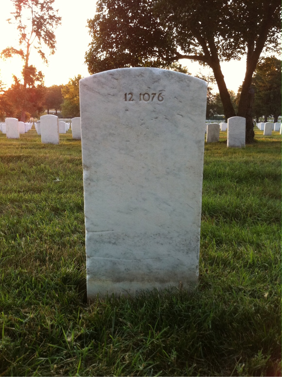 Back of headstone — Dale Bremerman