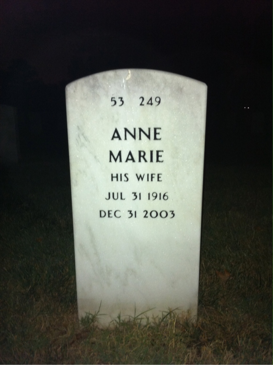 Back of headstone — James Mcmahon
