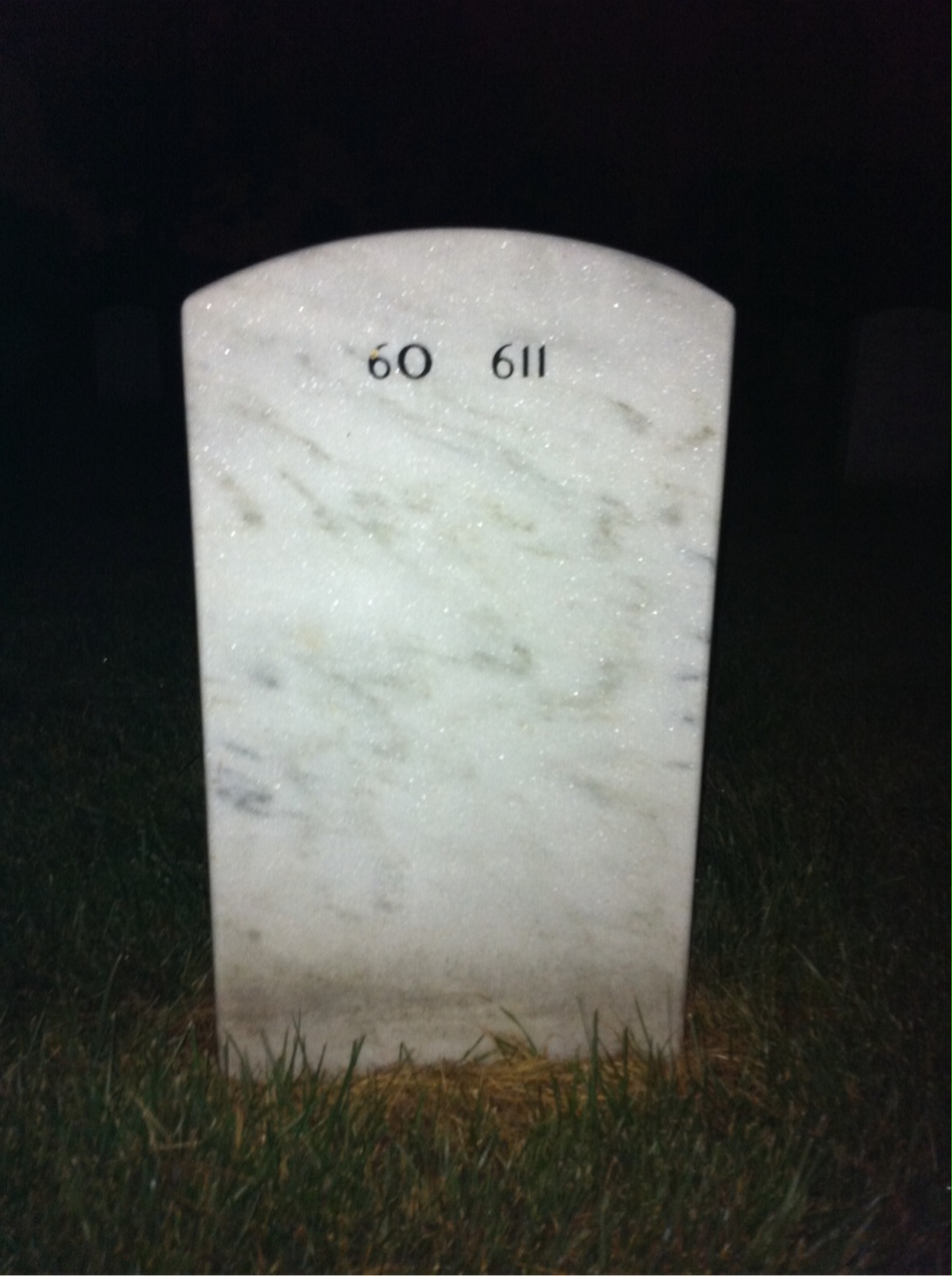 Back of headstone — Douglas Zimmerman