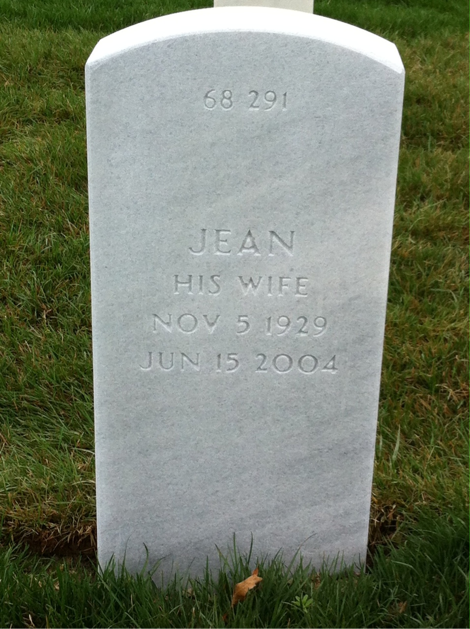 Back of headstone — Cleo Hendricks