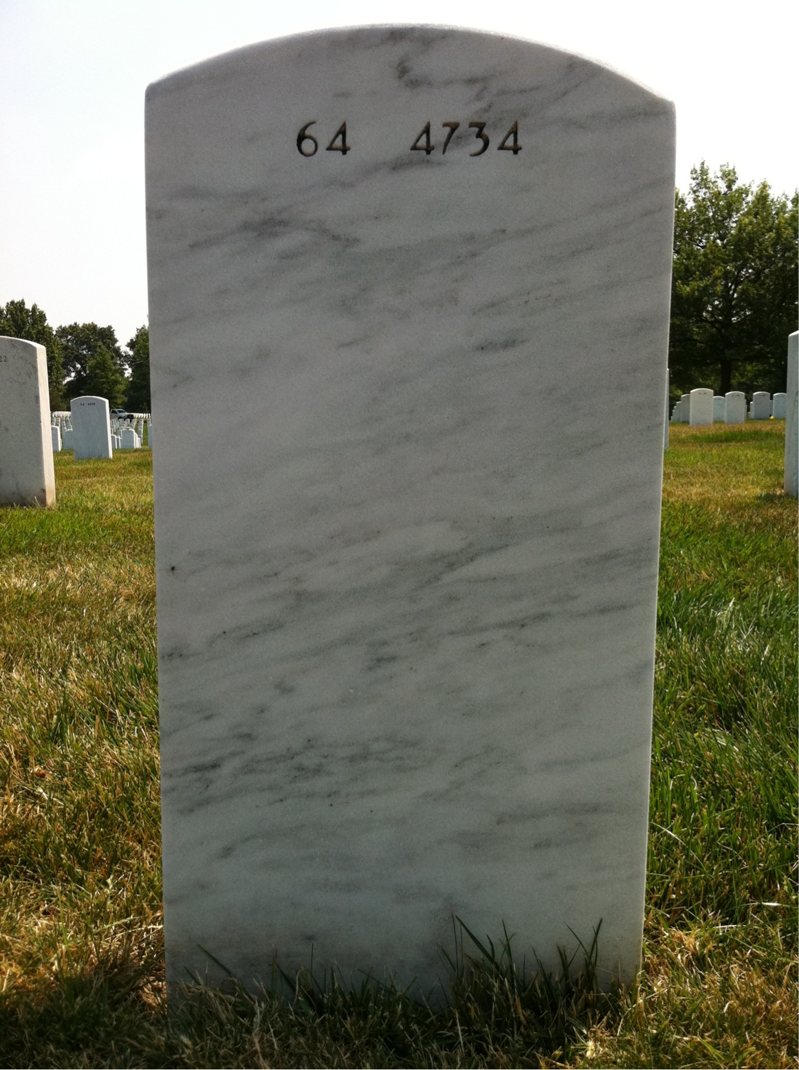 Back of headstone — Robert Shaw