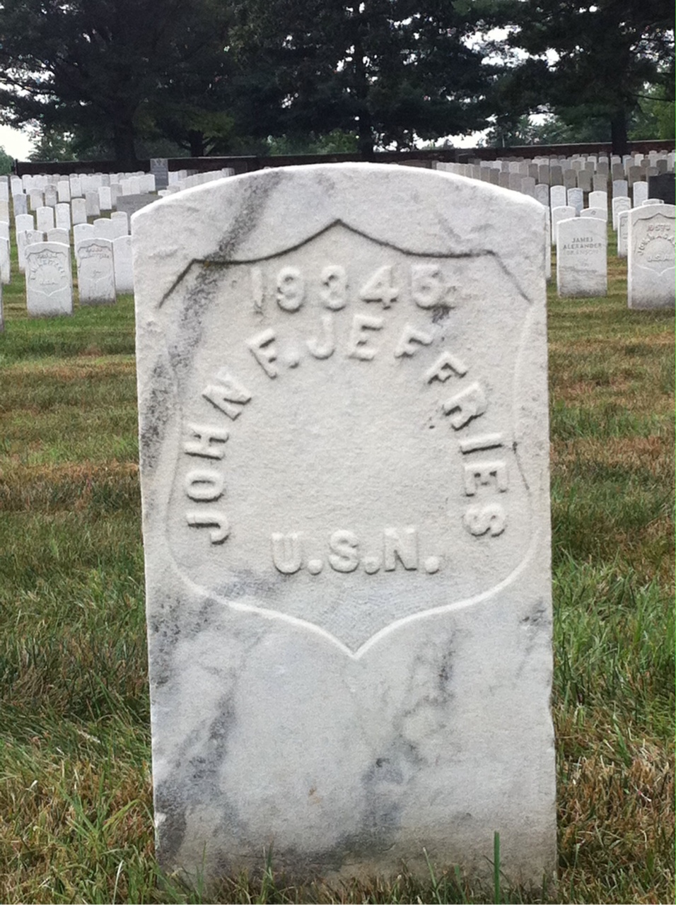 Headstone of John Jeffries