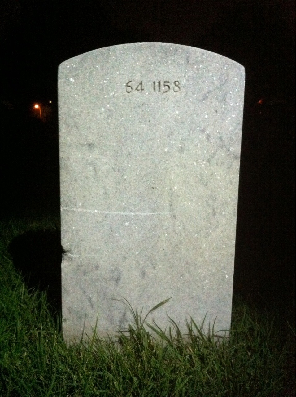 Back of headstone — William Brite Winborne