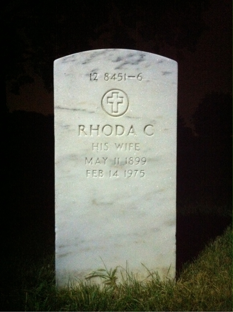 Back of headstone — Samson H Goldstein