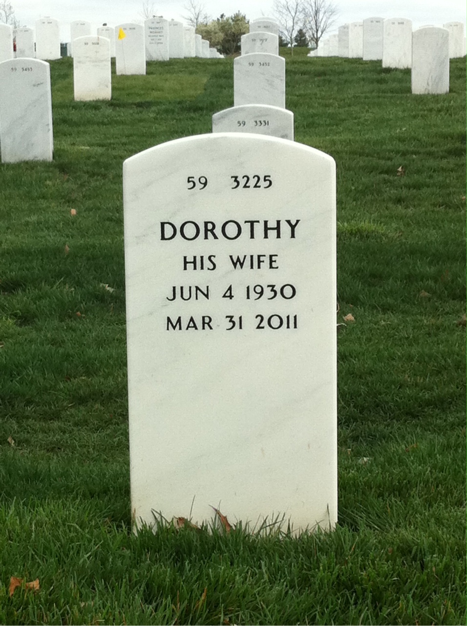 Back of headstone — John Mackin