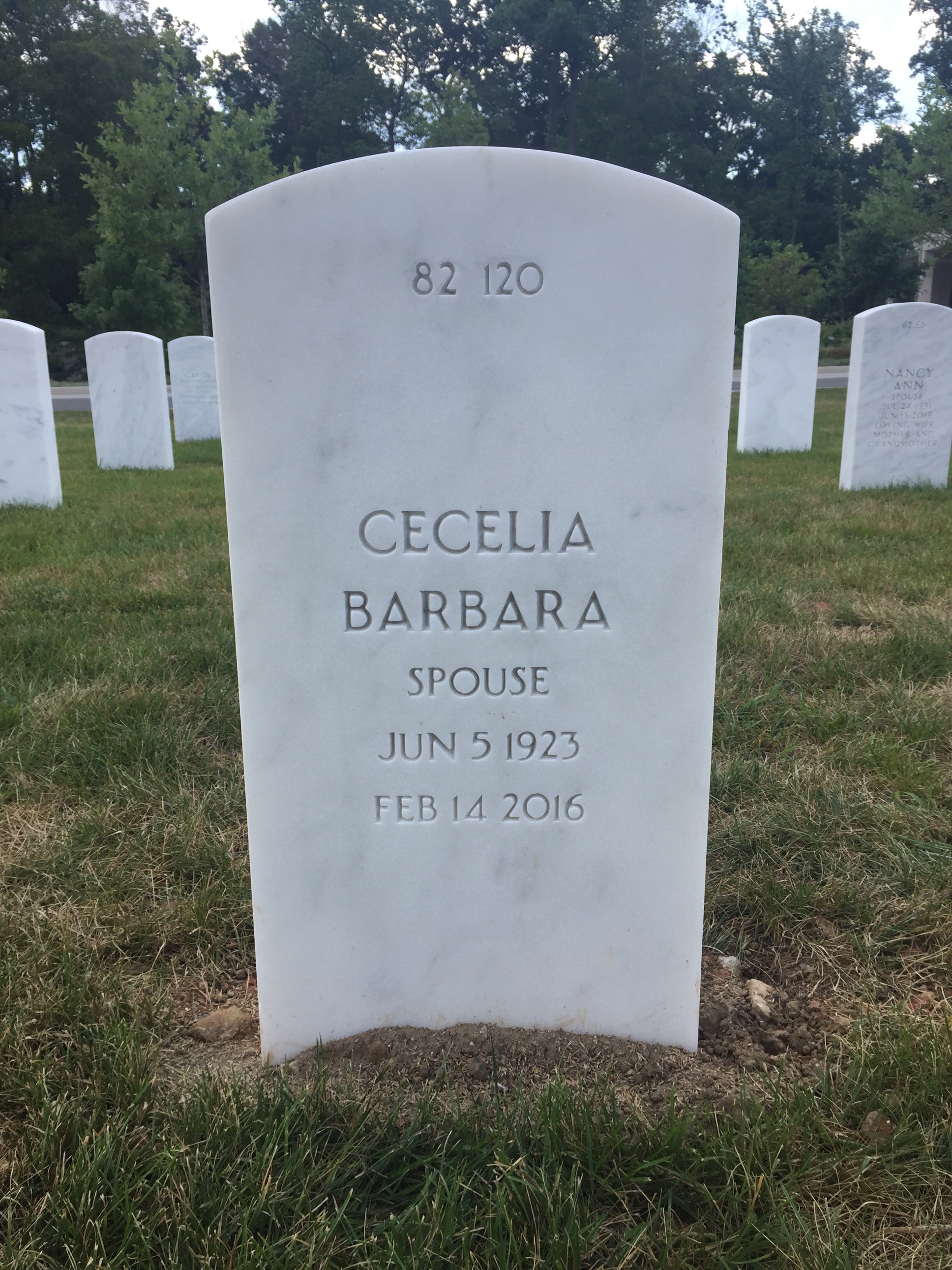 Back of headstone — Edward Bereski
