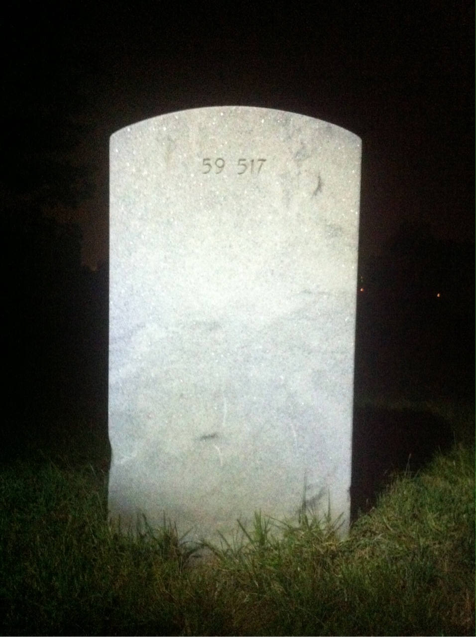 Back of headstone — Vincent Hernandez Hernandez