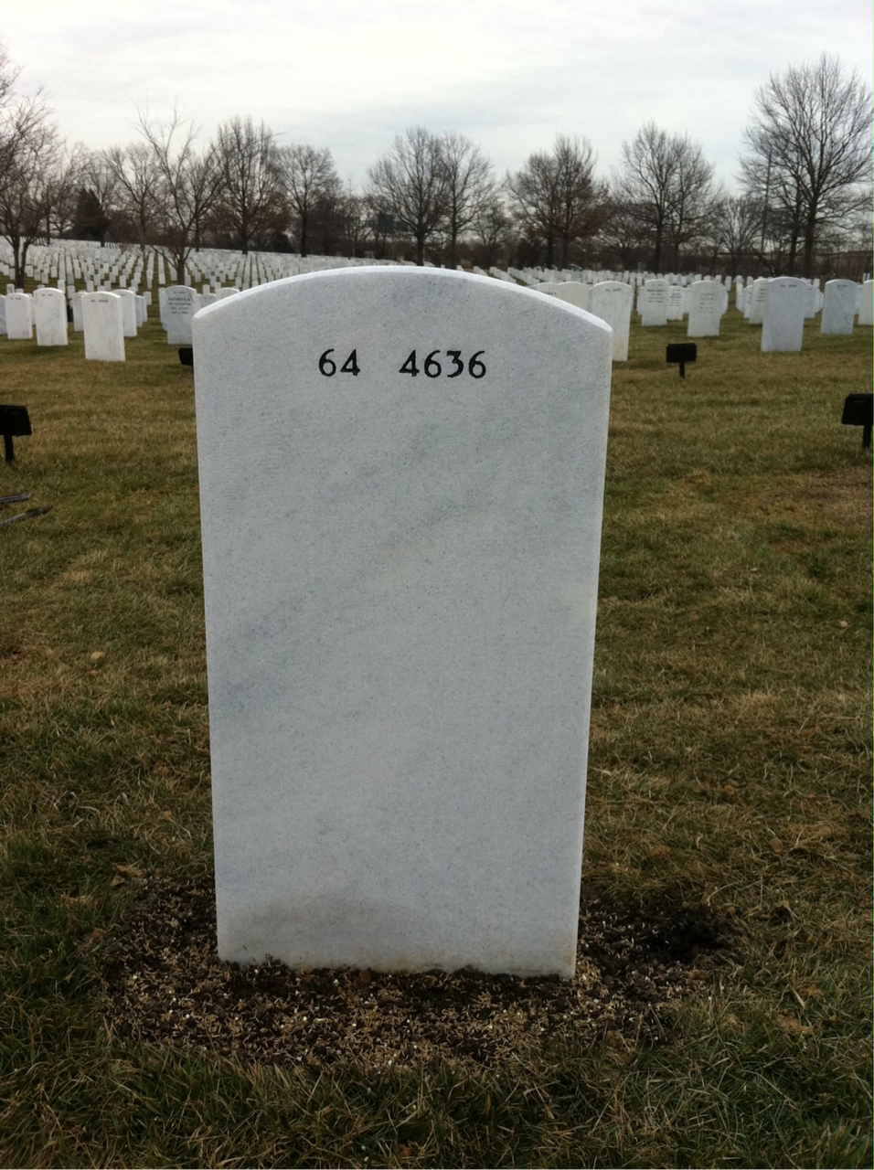 Back of headstone — Rafael Martinez