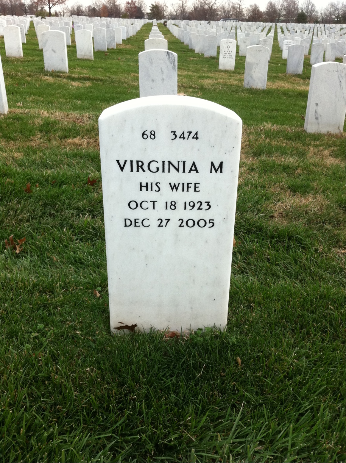 Back of headstone — Edward Aanstoos