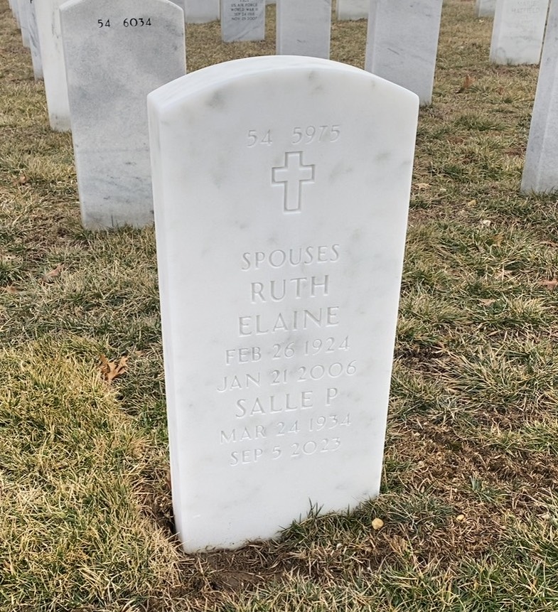 Back of headstone — Jonathan Mcminis