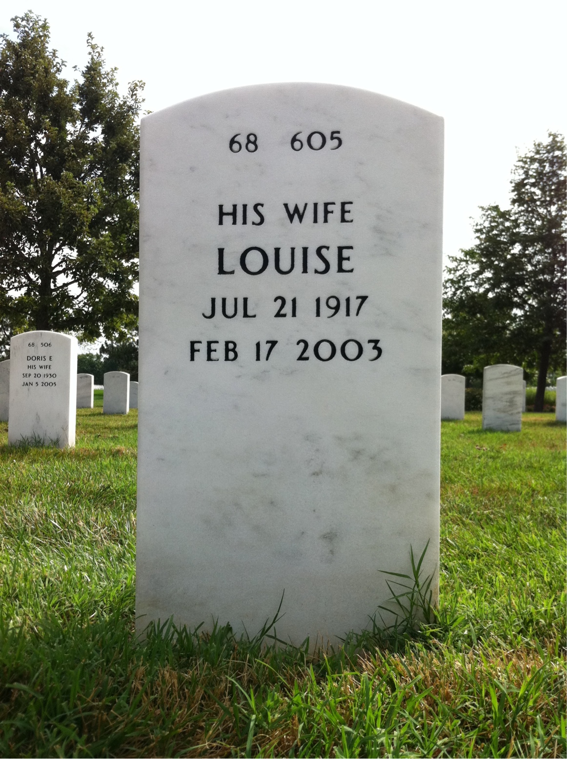 Back of headstone — Ralph Lamond