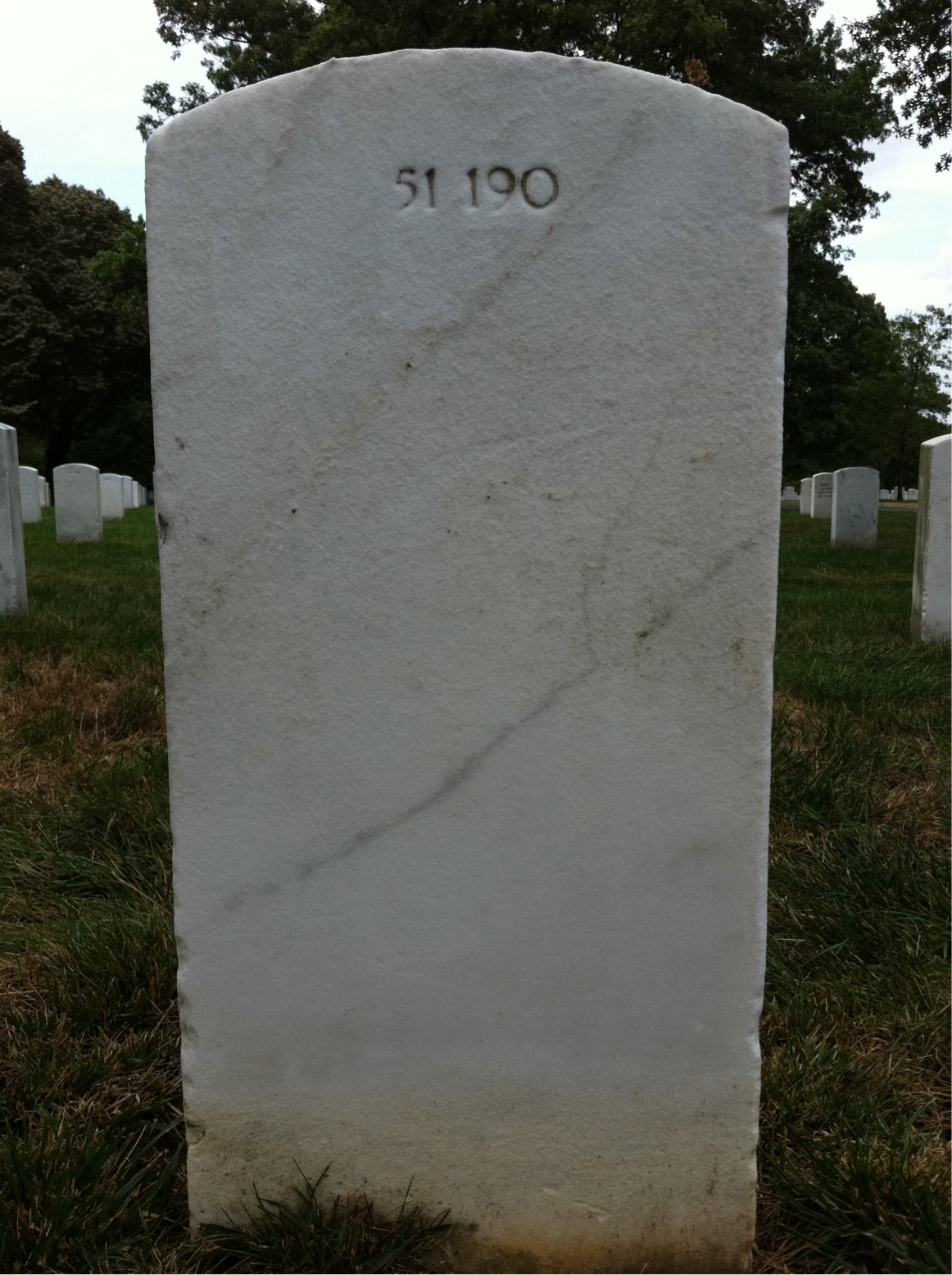 Back of headstone — Philip Mooney
