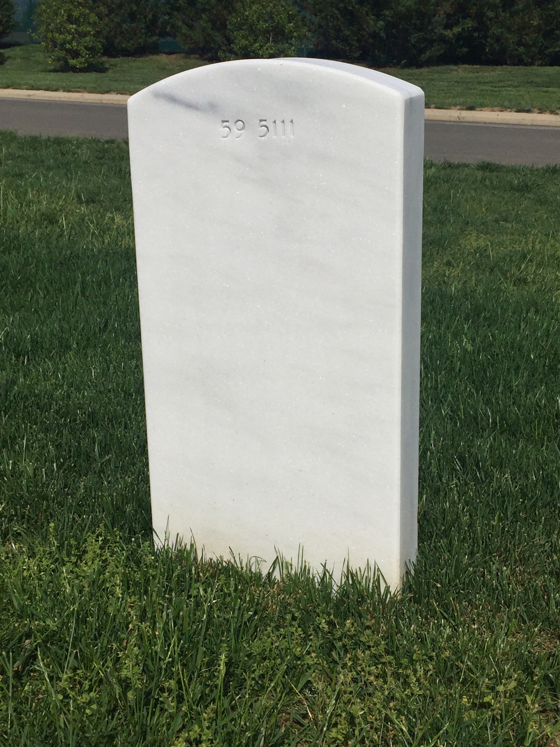 Back of headstone — Thomas Mason