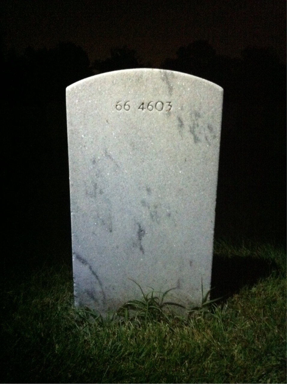Back of headstone — Joseph Mcnaughton