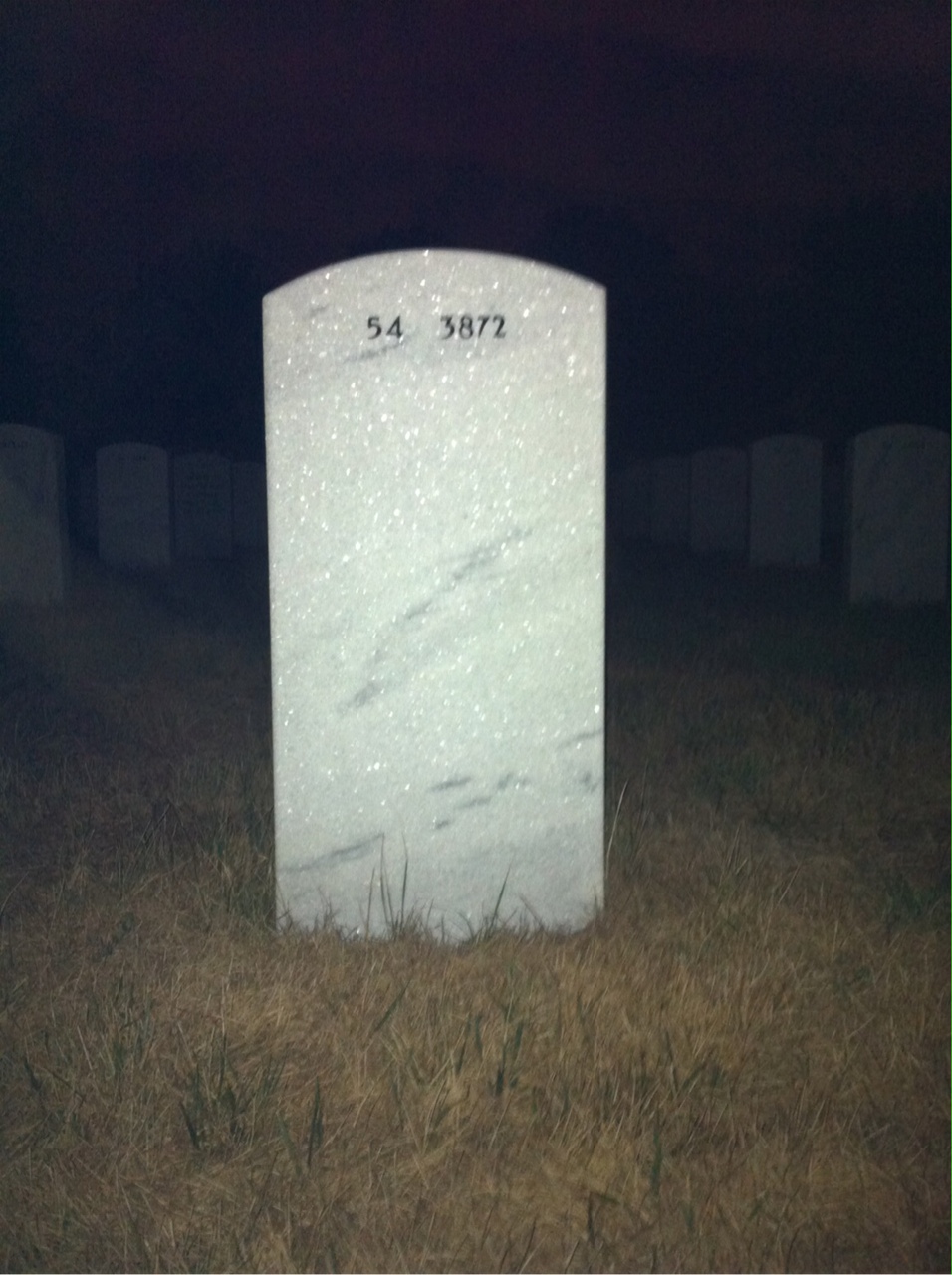 Back of headstone — Katherine Loyd