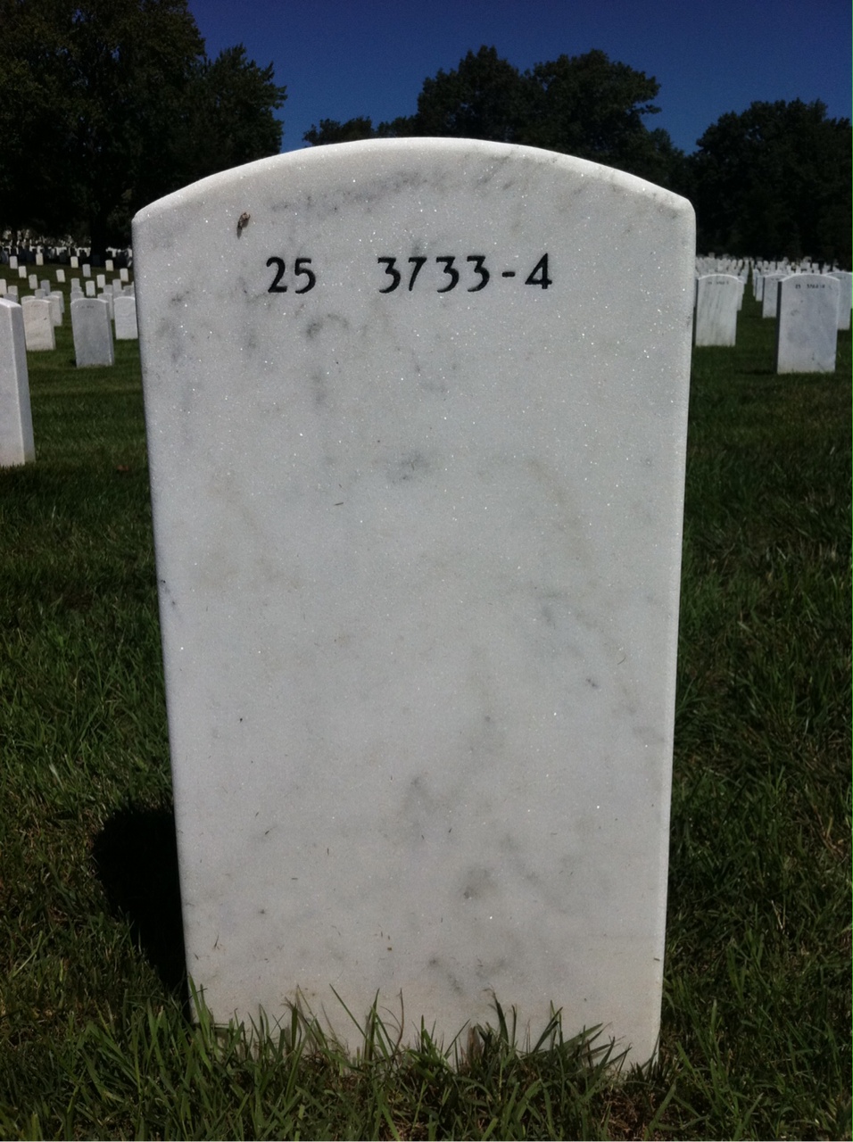 Back of headstone — Joseph Conlon